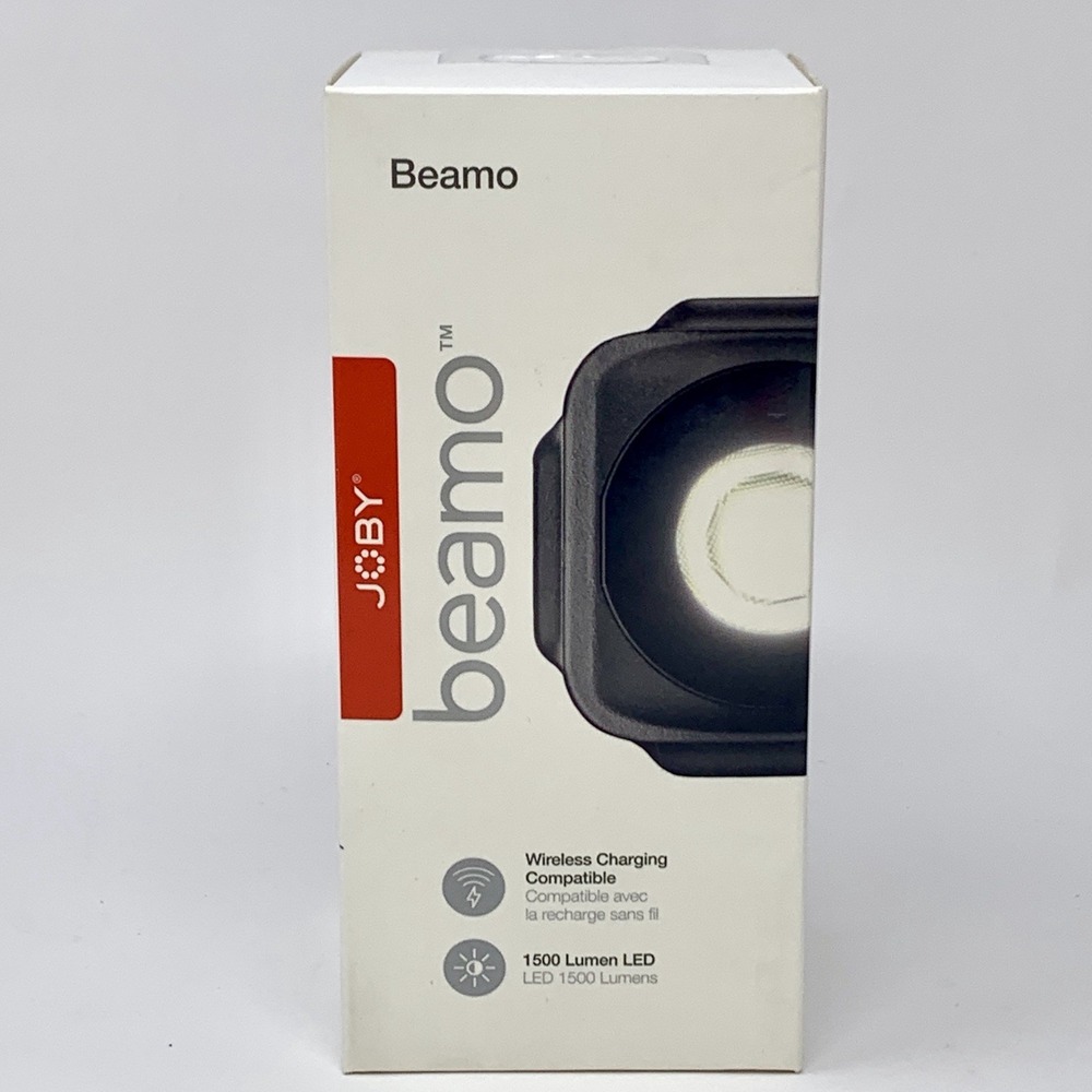 JOBY Beamo LED Light 1500 Lumens Wireless Charging w Diffuser for Streaming 2019